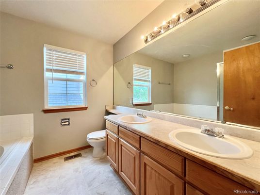 Bathroom, Dual Sink Vanities, Interior, Marble