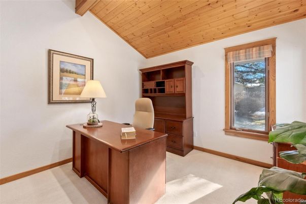 Home Office, Interior, Wooden Beams, Wooden Ceilings