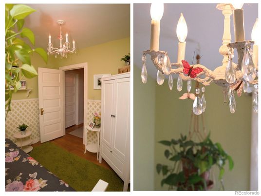 Chandelier, Interior, Wood Texture Flooring