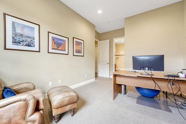 Home Office, Interior, Recessed Lighting