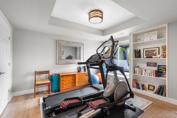 Fitness Equipment, Interior, Wood Texture Flooring