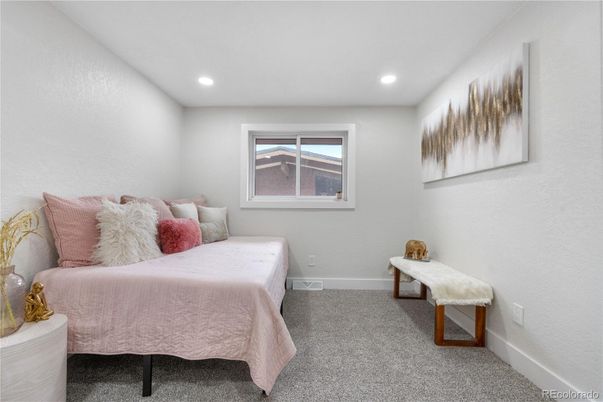 Bedroom, Interior, Recessed Lighting