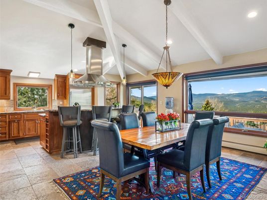 Dining room, Interior, Kitchen, Pendant Lights, Recessed Lighting
