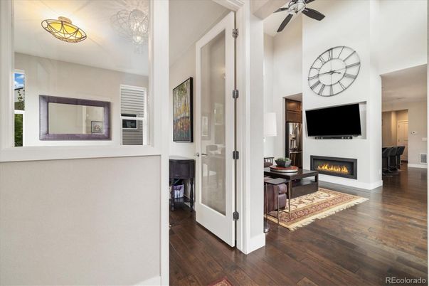 Fireplace, Interior, Wood Texture Flooring