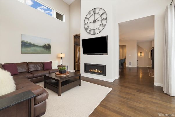 Fireplace, Interior, Living room, Wood Texture Flooring