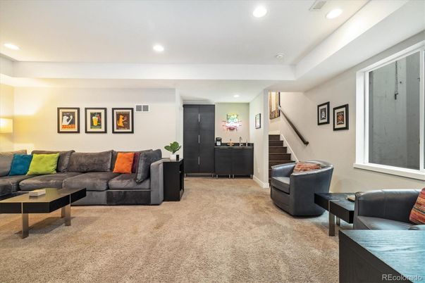 Interior, Living room, Recessed Lighting