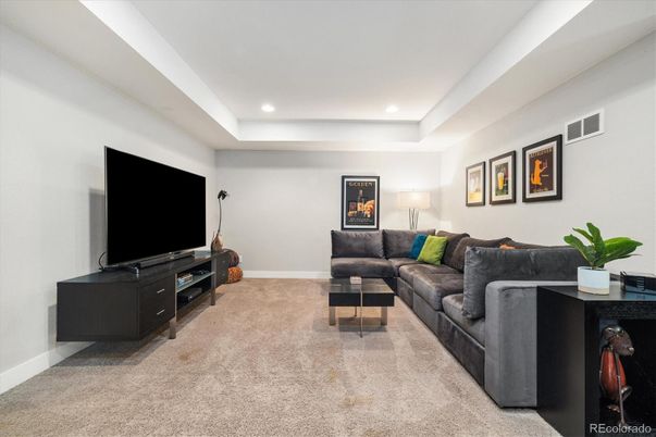Interior, Living room, Recessed Lighting