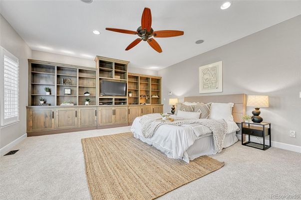 Bedroom, Interior, Recessed Lighting
