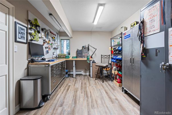 Home Office, Interior, Wood Texture Flooring