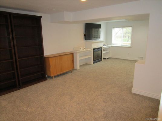 Empty room, Fireplace, Interior, Recessed Lighting