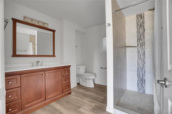 Bathroom, Interior, Wood Texture Flooring