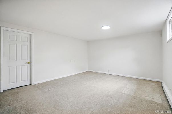 Empty room, Interior