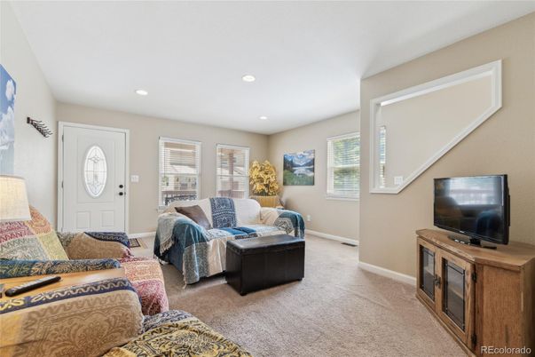 Interior, Living room, Recessed Lighting