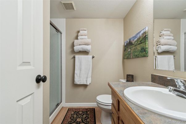 Bathroom, Interior, Wood Texture Flooring