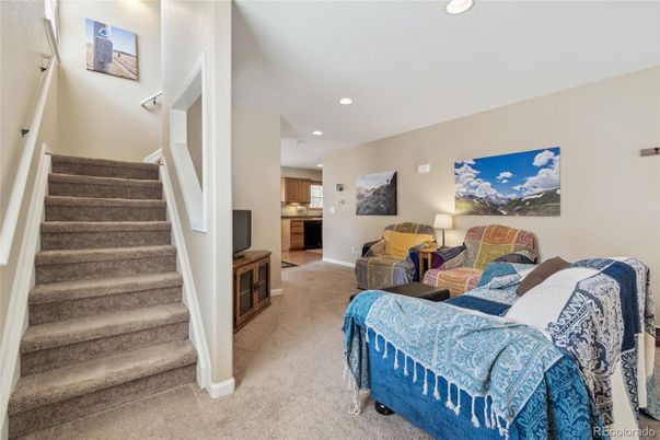 Interior, Living room, Recessed Lighting