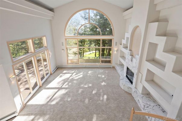 Empty room, Fireplace, Interior