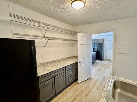 Interior, Kitchen, Wood Texture Flooring