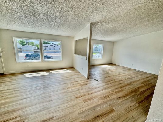 Empty room, Interior, Wood Texture Flooring