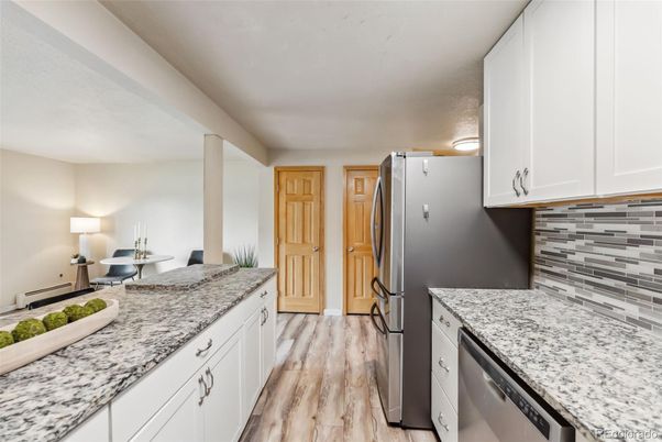 Interior, Kitchen, Wood Texture Flooring