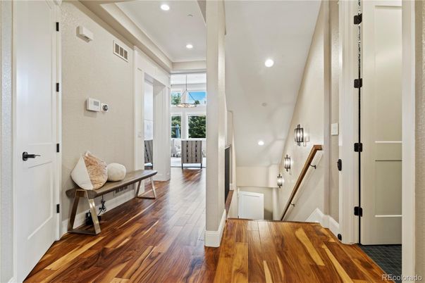 Interior, Recessed Lighting, Wood Texture Flooring