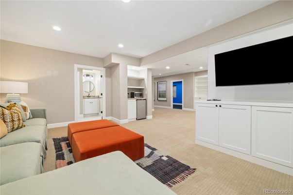 Interior, Living room, Recessed Lighting