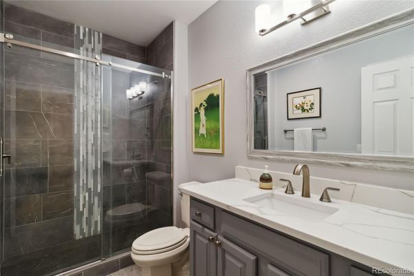 Bathroom, Glass Shower, Interior