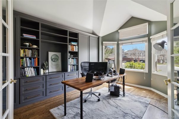 Home Office, Interior, Wood Texture Flooring