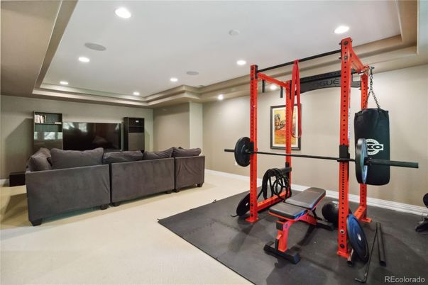 Fitness Equipment, Interior, Recessed Lighting