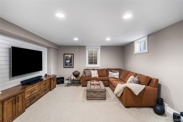 Interior, Living room, Recessed Lighting