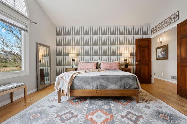 Bedroom, Interior, Wood Texture Flooring