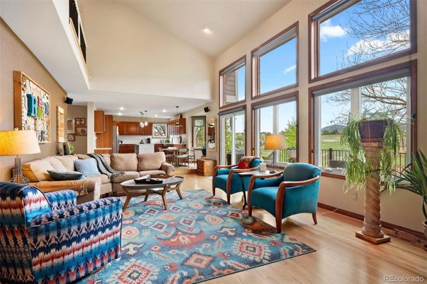 Interior, Kitchen, Living room, Pendant Lights, Recessed Lighting, Wood Texture Flooring