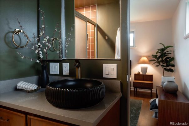 Bathroom, Interior, Wood Texture Flooring