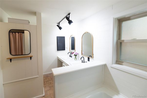 Bathroom, Interior, Wood Texture Flooring