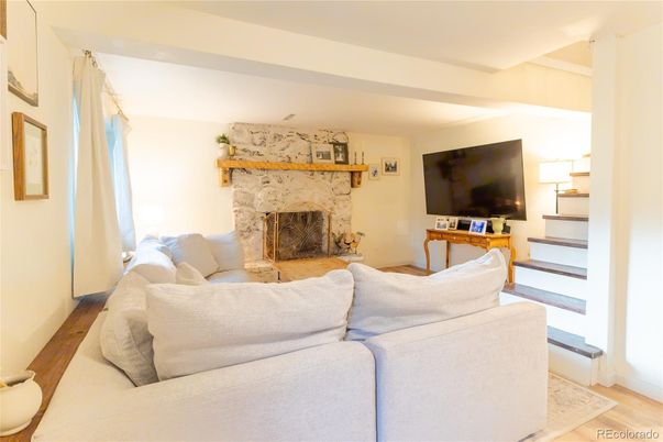 Fireplace, Interior, Living room, Wood Texture Flooring
