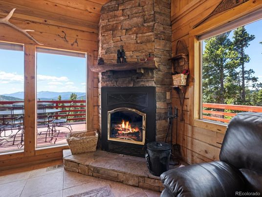 Fireplace, Interior, Stone Walls, Wooden Ceilings, Wooden Walls
