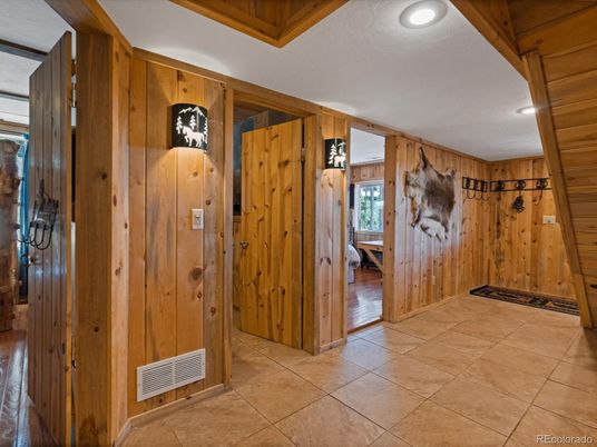 Interior, Recessed Lighting, Wooden Walls