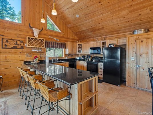 Interior, Kitchen, Pendant Lights, Wooden Ceilings, Wooden Walls