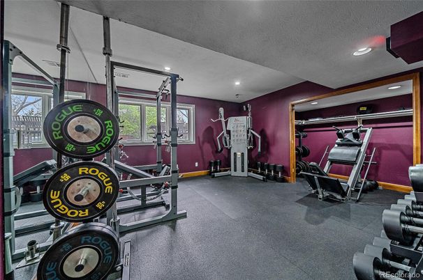 Fitness Equipment, Interior, Recessed Lighting