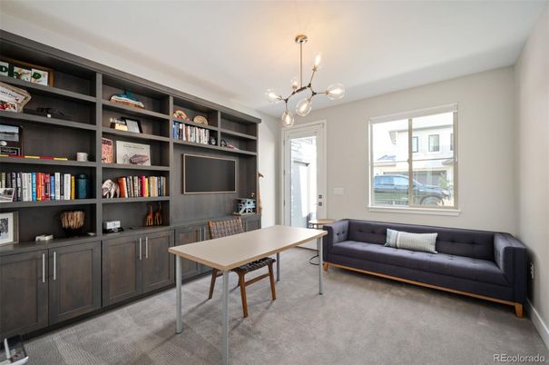 Home Office, Interior, Pendant Lights
