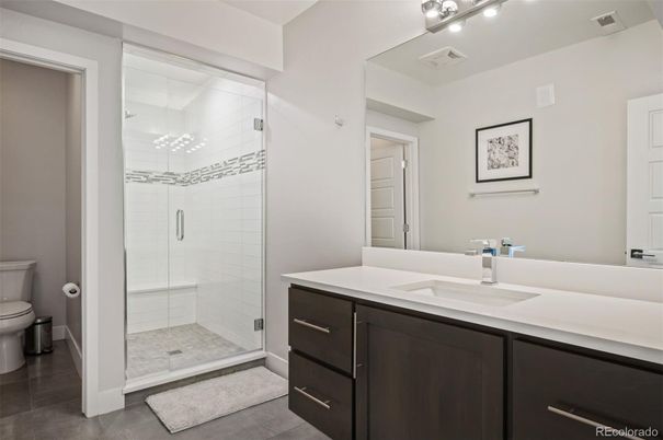 Bathroom, Glass Shower, Interior