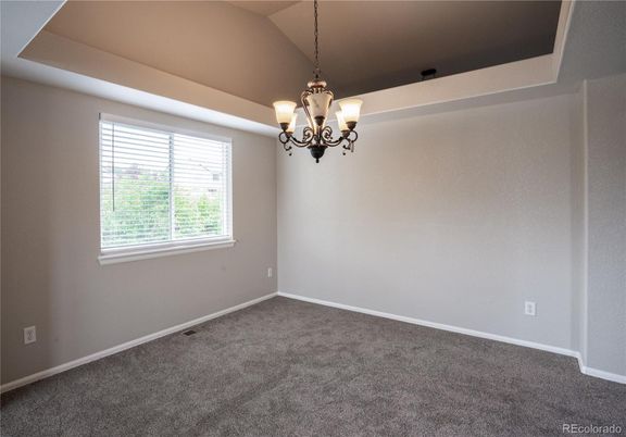 Chandelier, Empty room, Interior