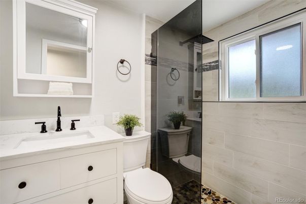Bathroom, Glass Shower, Interior