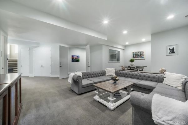 Interior, Living room, Recessed Lighting