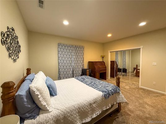 Bedroom, Interior, Recessed Lighting