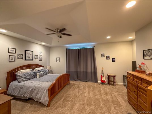 Bedroom, Interior, Recessed Lighting