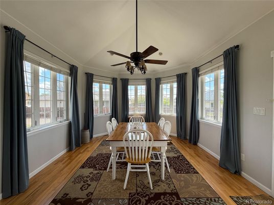 Dining room, Interior, Wood Texture Flooring