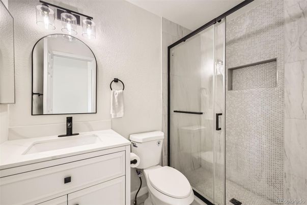 Bathroom, Glass Shower, Interior