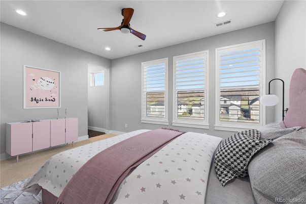 Bedroom, Interior, Recessed Lighting