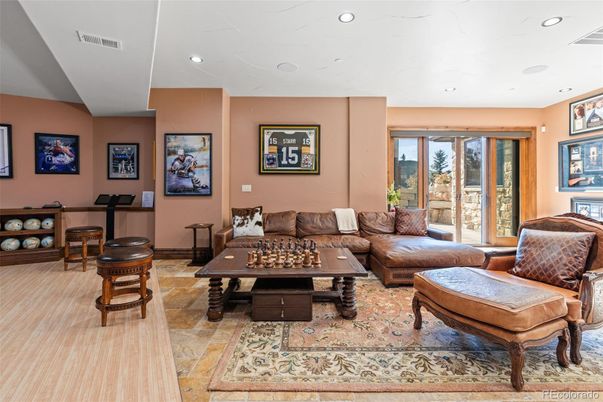 Interior, Living room, Recessed Lighting
