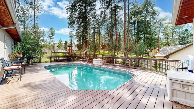 Exterior, Pool, Wood Texture Flooring
